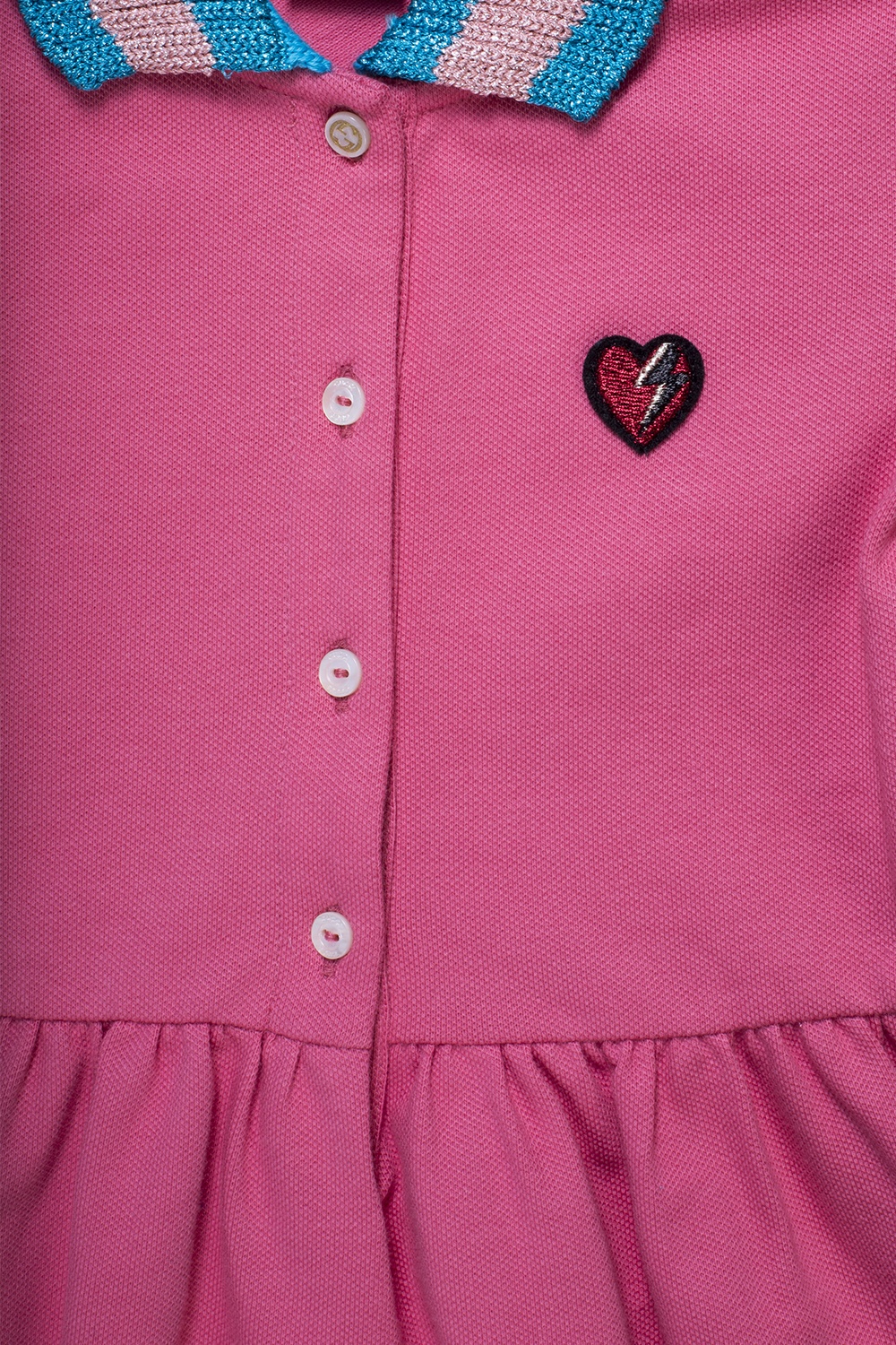 Gucci Kids Heart-patched dress | Kids's Baby (0-36 months) | Vitkac